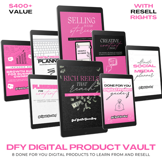 DFY Digital Product Vault [With Resell Rights]