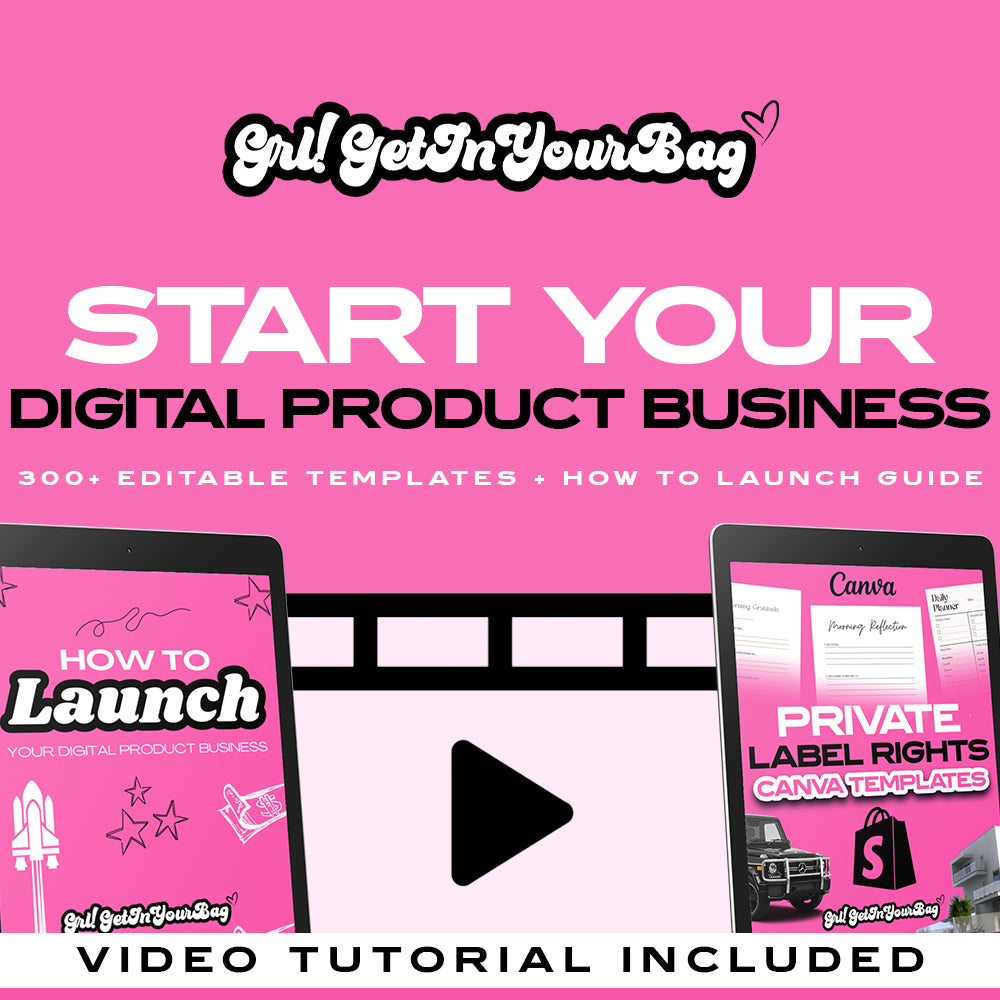 Digital Product Starter Kit: 300+ Templates + DFY Digital Product Guide + How To Launch Guide + Video Tutorial
