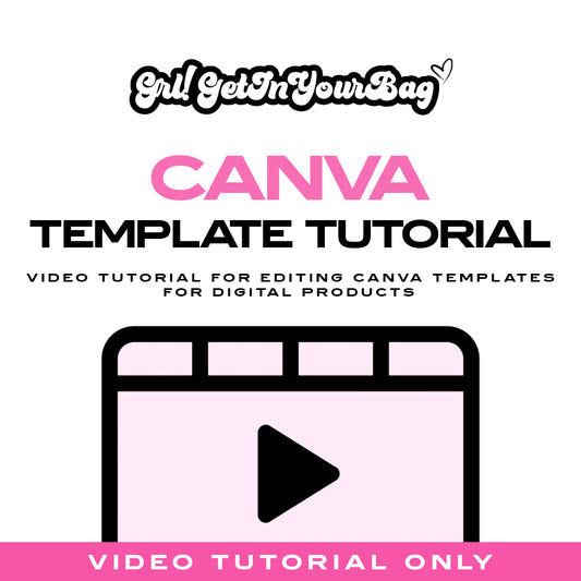Canva template tutorial for editing canva templates for selling digital products. This is a 20 minute video for setting up your planner or journal to start selling it as a digital product