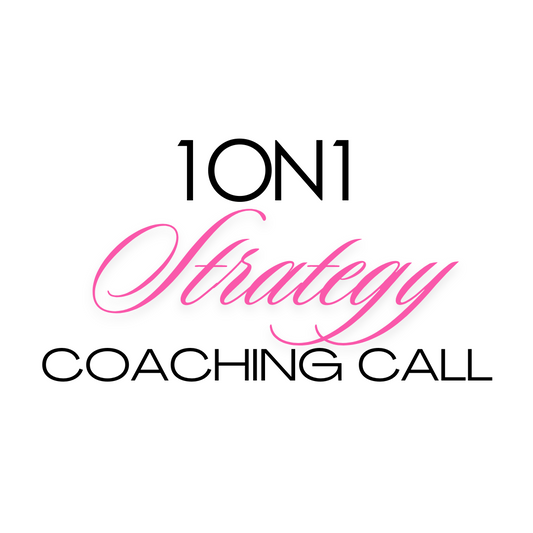 1on1 Strategy Coaching Call