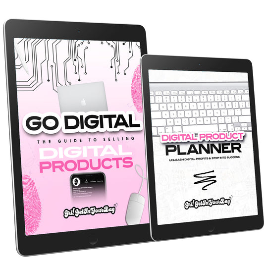 Go Digital Ebook + Digital Product Planner